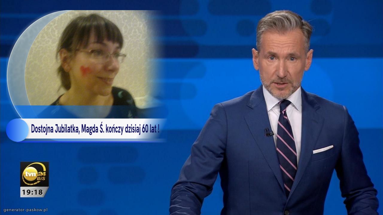 Dostojna Jubilatka, Magda Ś. kończy dzisiaj 60 lat !