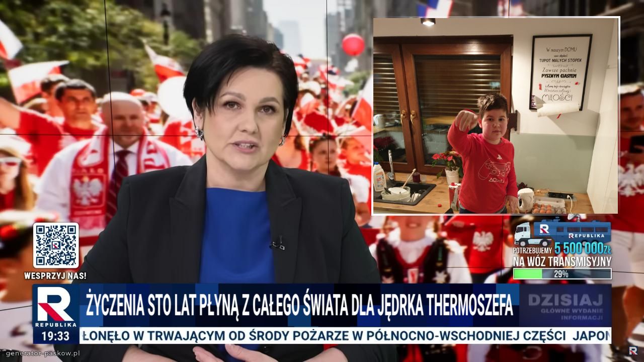 życzenia sto lat płyną z całego świata dla jędrka thermoszefa