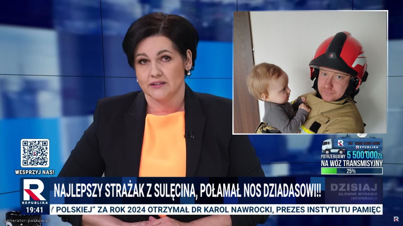 Najlepszy strażak z Sulęcina, połamał nos dziadasowi!!
