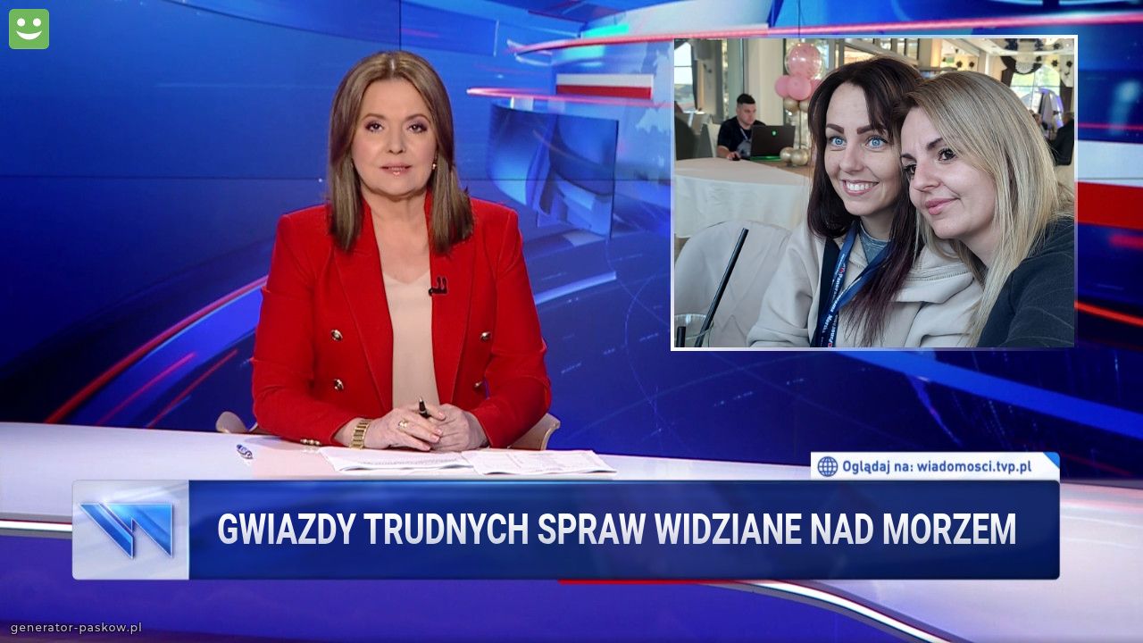 Gwiazdy trudnych spraw widziane nad morzem