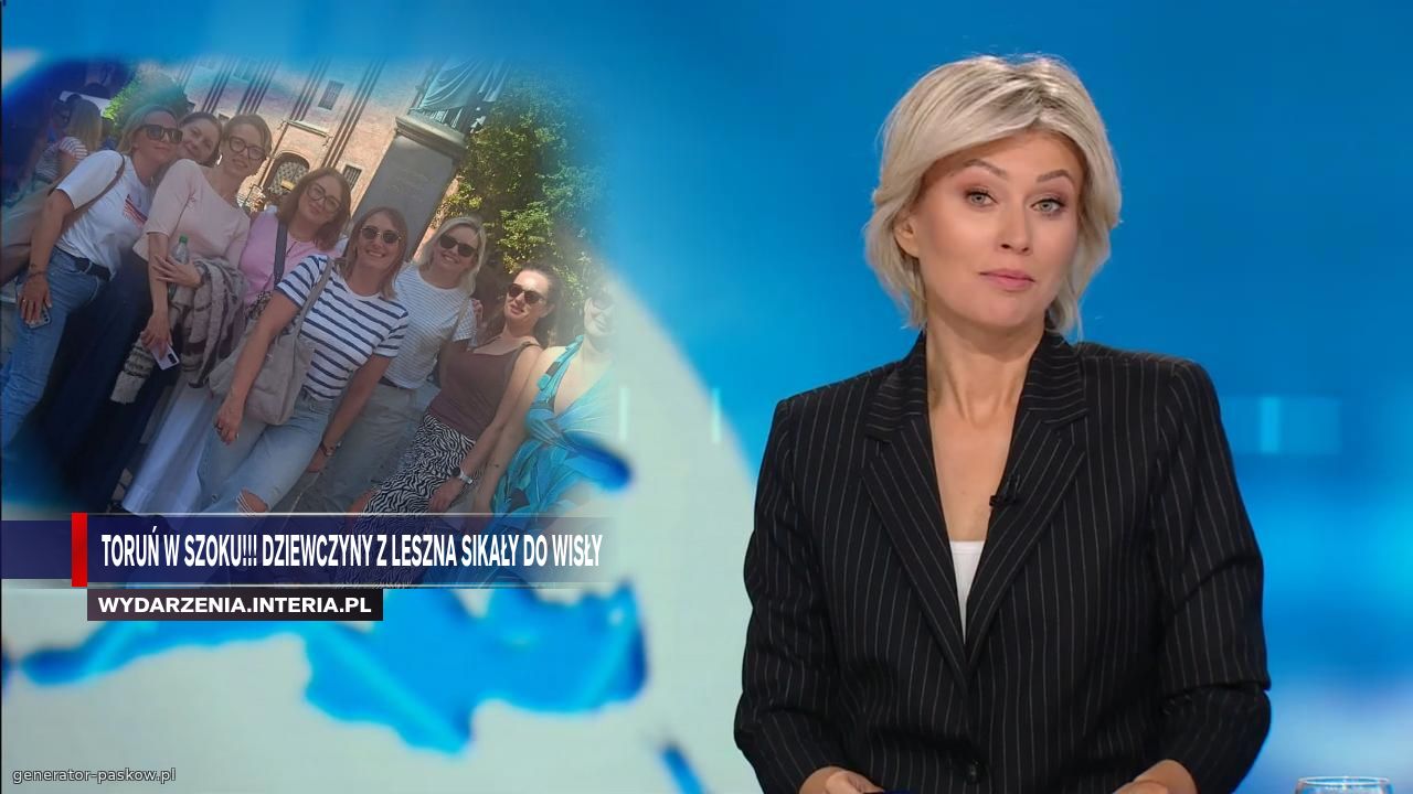 Toruń w szoku!!! Dziewczyny z Leszna sikały do Wisły 