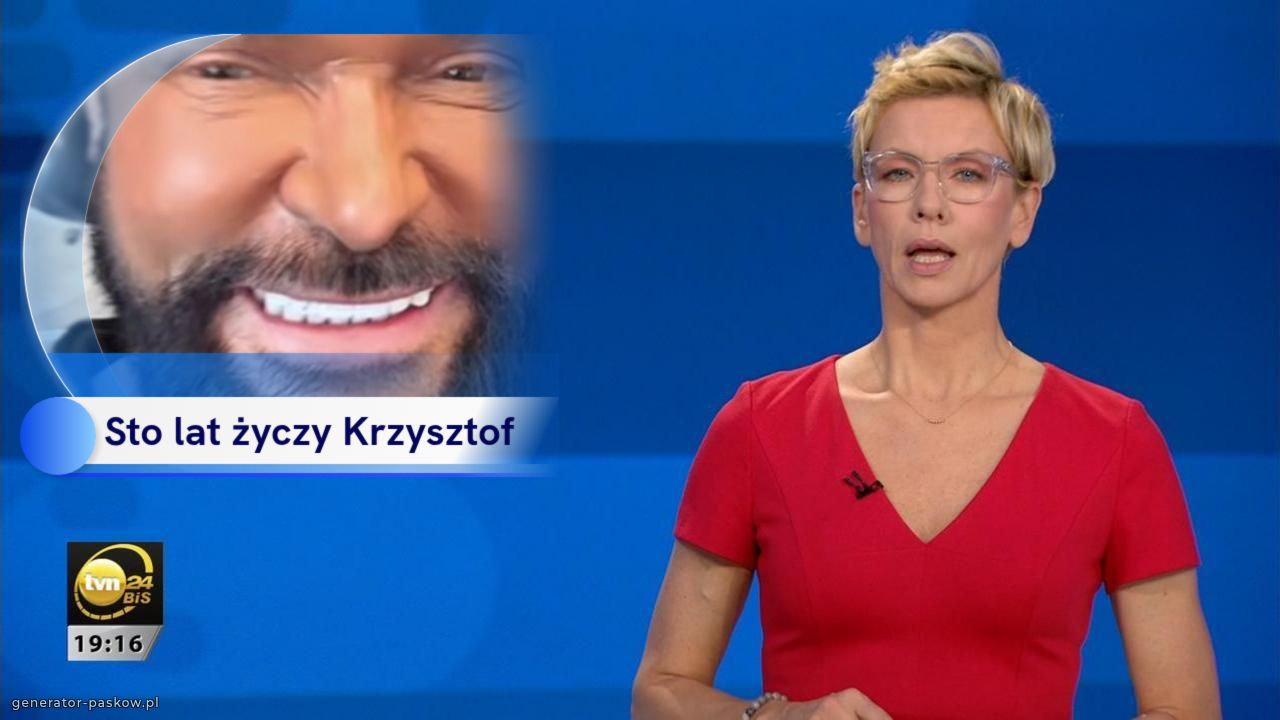 Sto lat życzy Krzysztof 