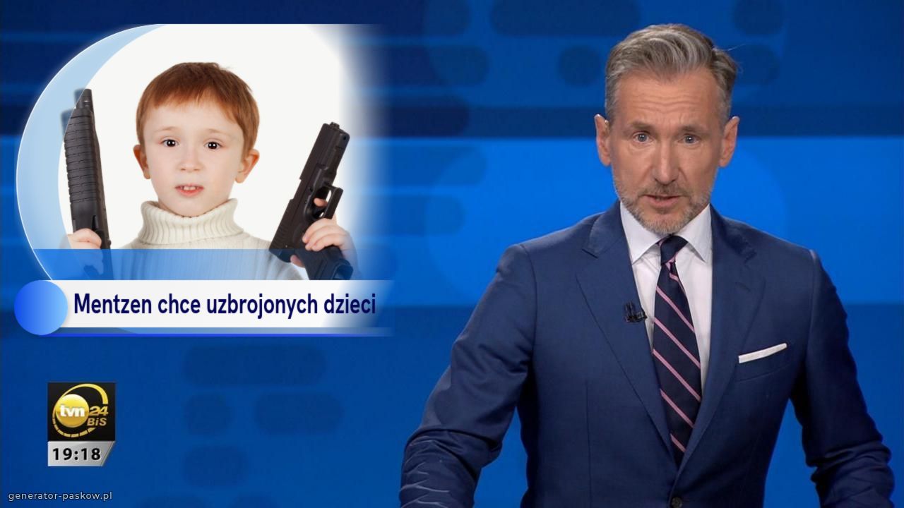 Mentzen chce uzbrojonych dzieci