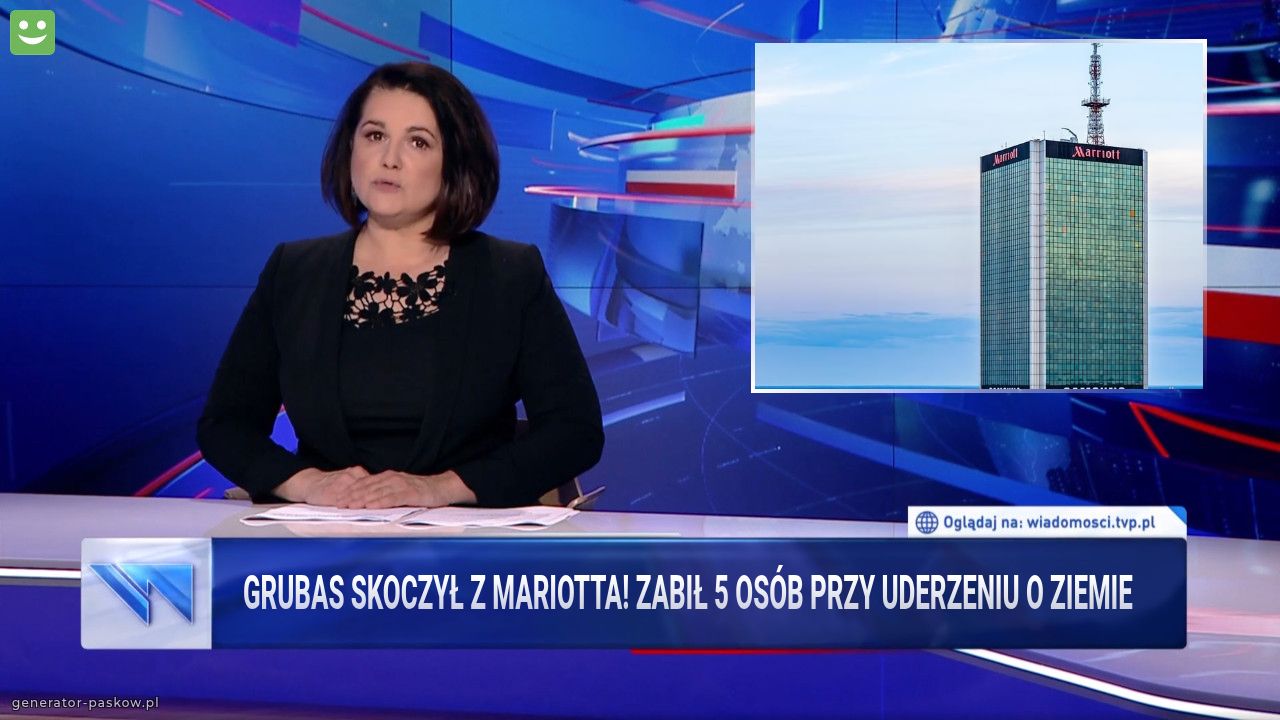 GRUBAS SKOCZYŁ Z MARIOTtA! Zabił 5 osób przy uderzeniu o ziemie 