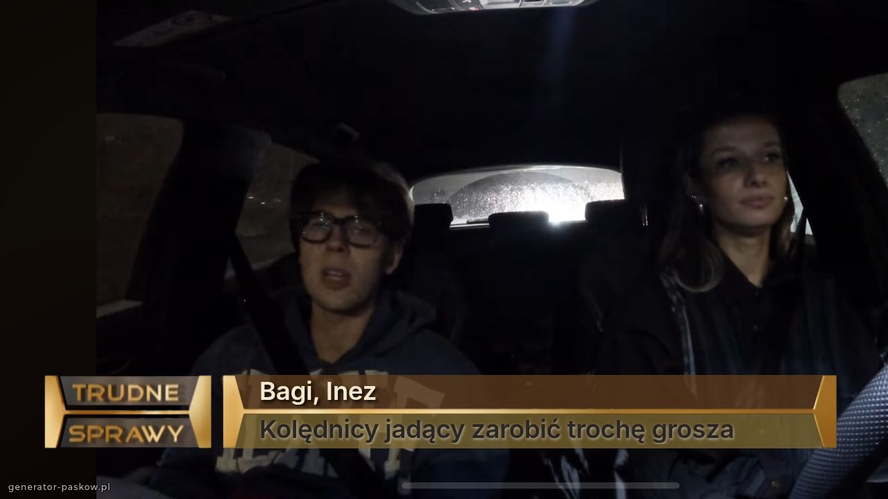 Bagi, Inez
Kolędnicy jadący zarobić trochę grosza 