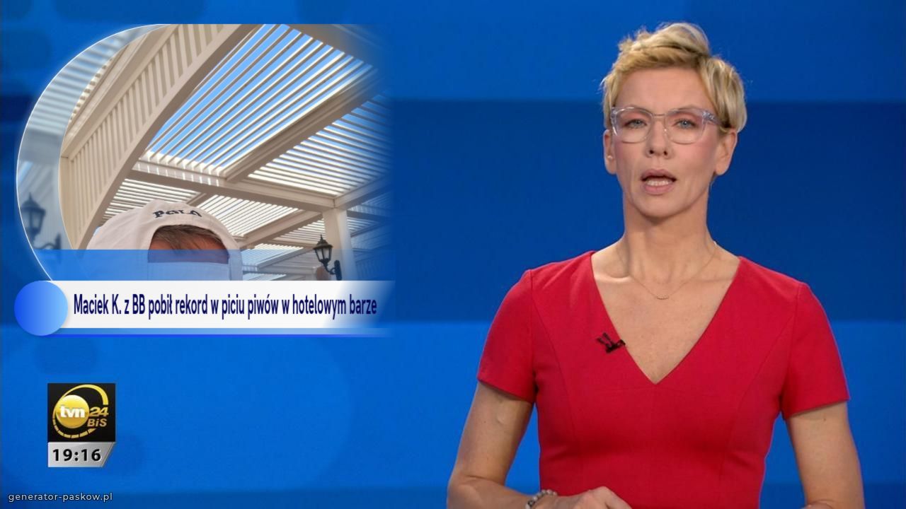 Maciek K. z BB pobił rekord w piciu piwów w hotelowym barze