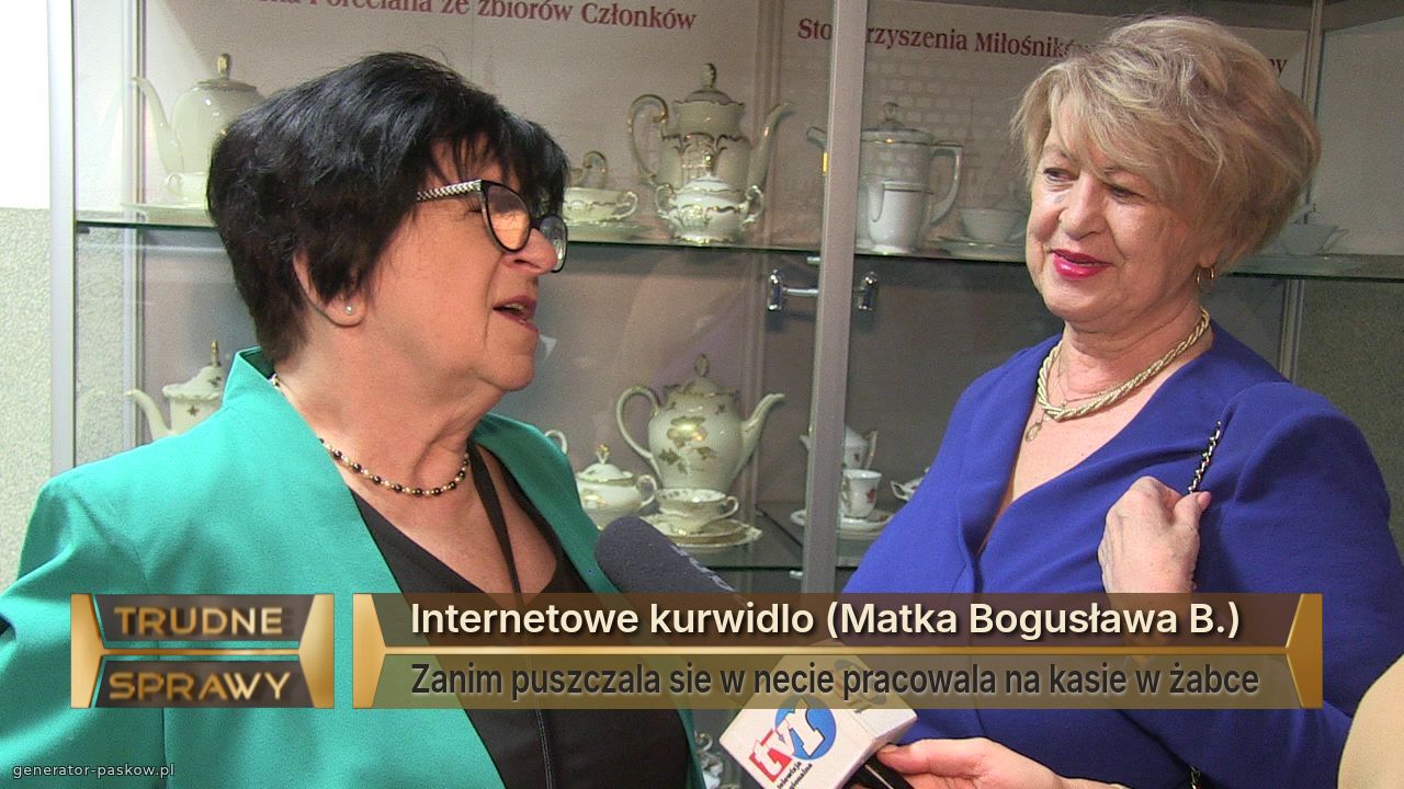 Internetowe kurwidlo (Matka Bogusława B.)
Zanim puszczala sie w necie pracowala na kasie w żabce 