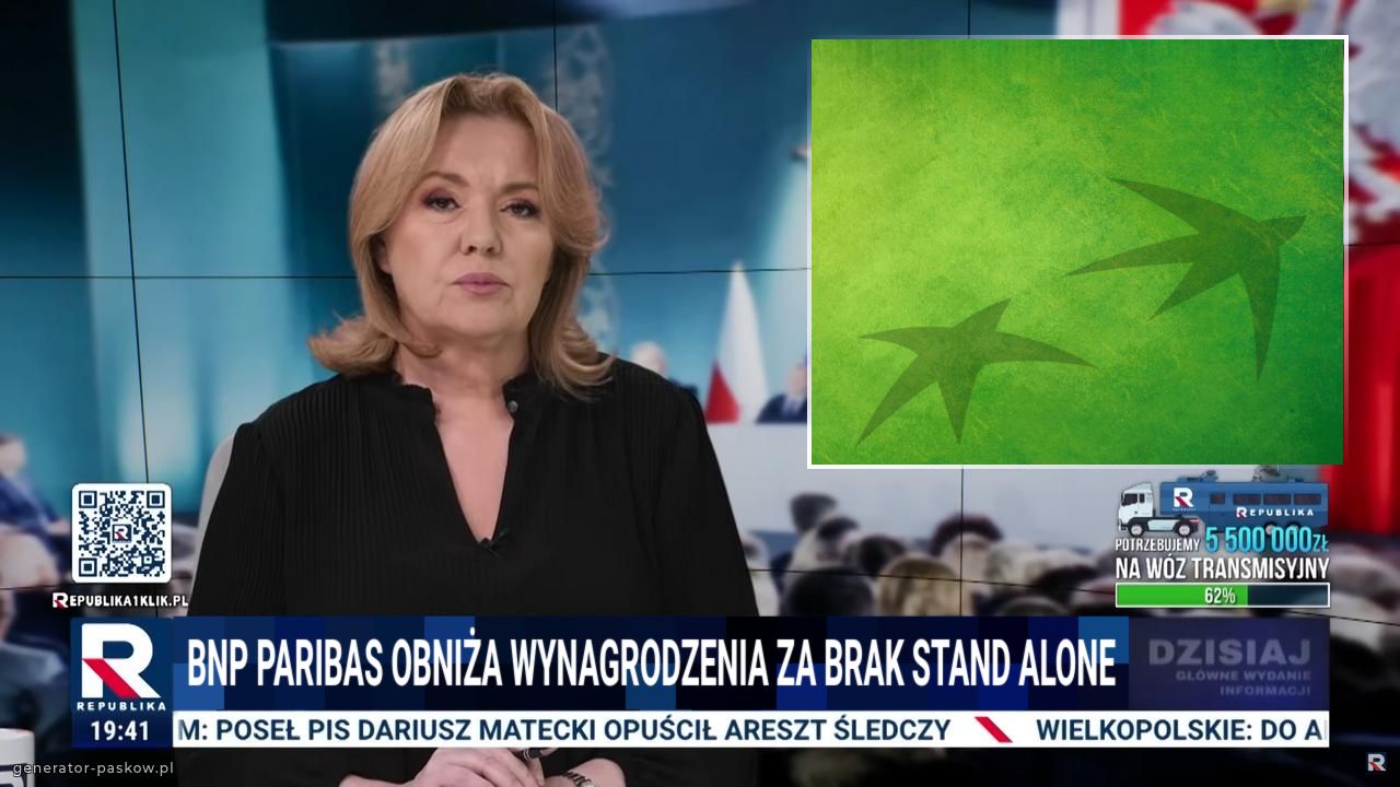 Bnp paribas obniża wynagrodzenia za brak stand alone