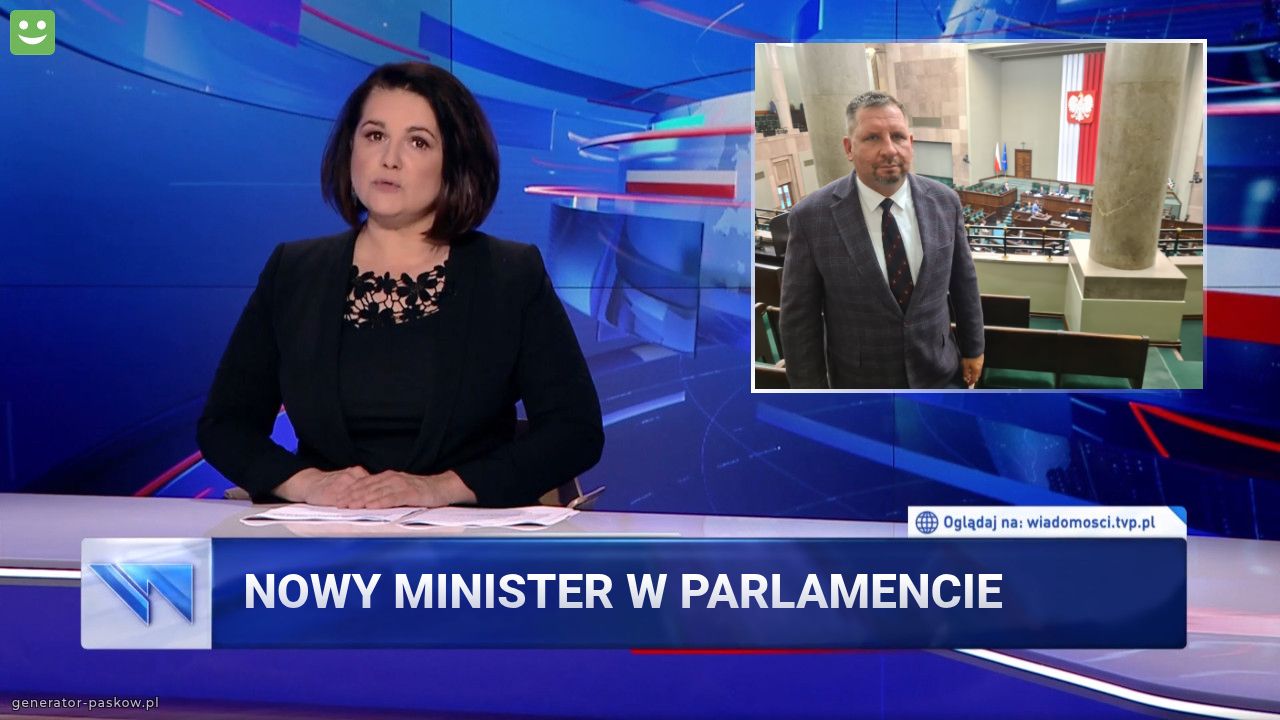 Nowy minister w parlamencie 