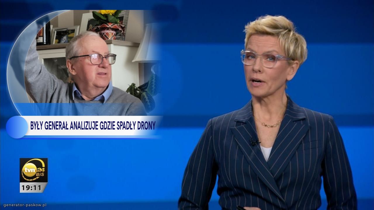 BYŁY GENERAŁ ANALIZUJE GDZIE SPADŁY DRONY