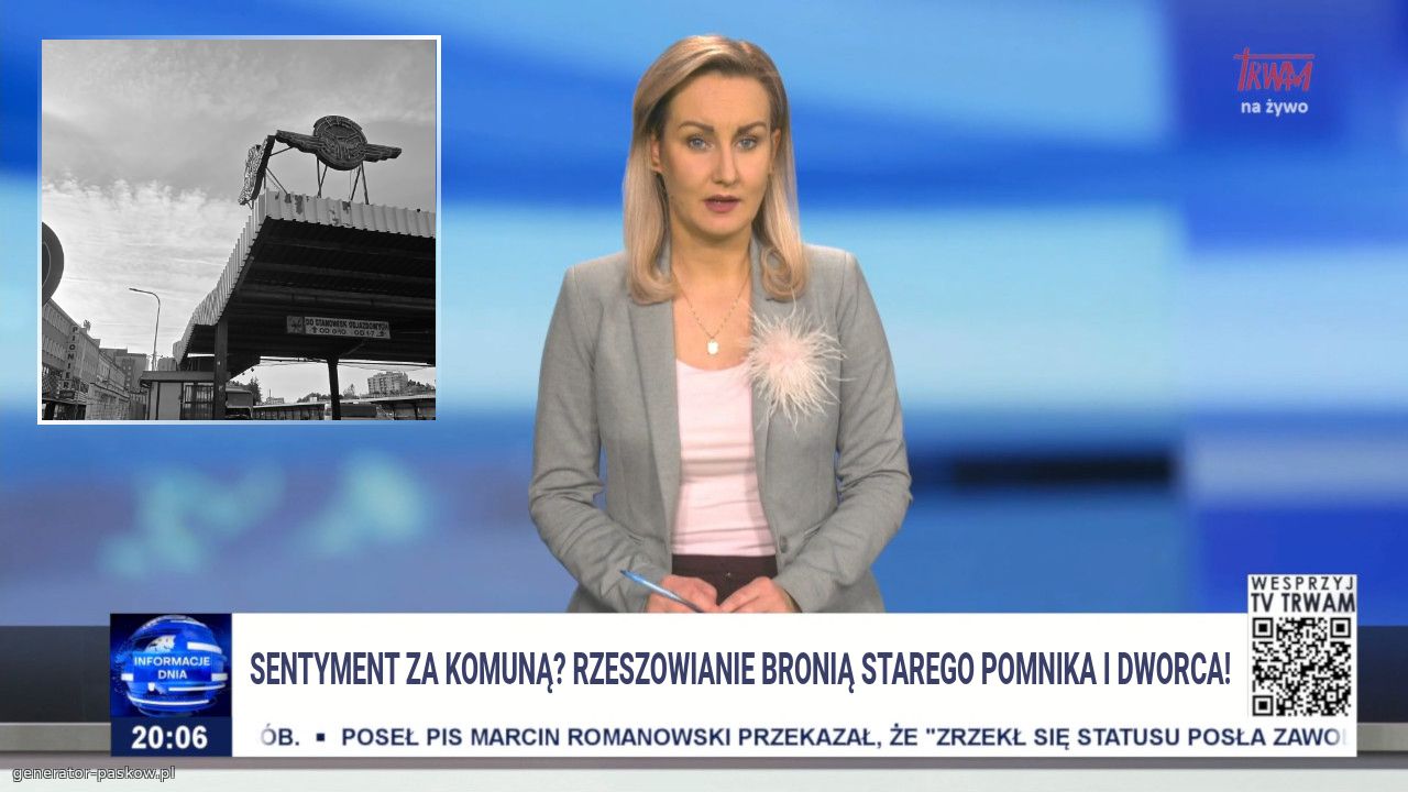 Sentyment za komuną? Rzeszowianie bronią starego pomnika i dworca!