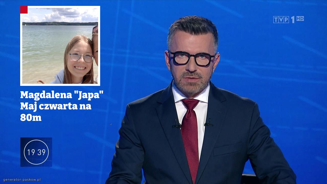 Magdalena "Japa" Maj czwarta na 80m