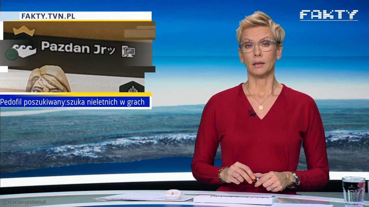 Pedofil poszukiwany:szuka nieletnich w grach 