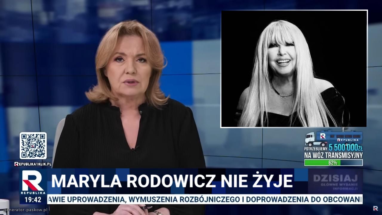 Maryla rodowicz nie żyje