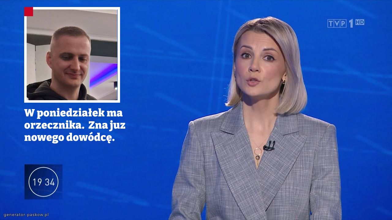 W poniedziałek ma orzecznika.  Zna juz nowego dowódcę. 