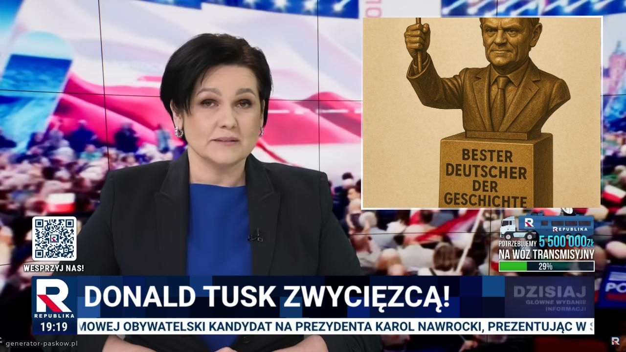 Donald tusk zwycięzcą!