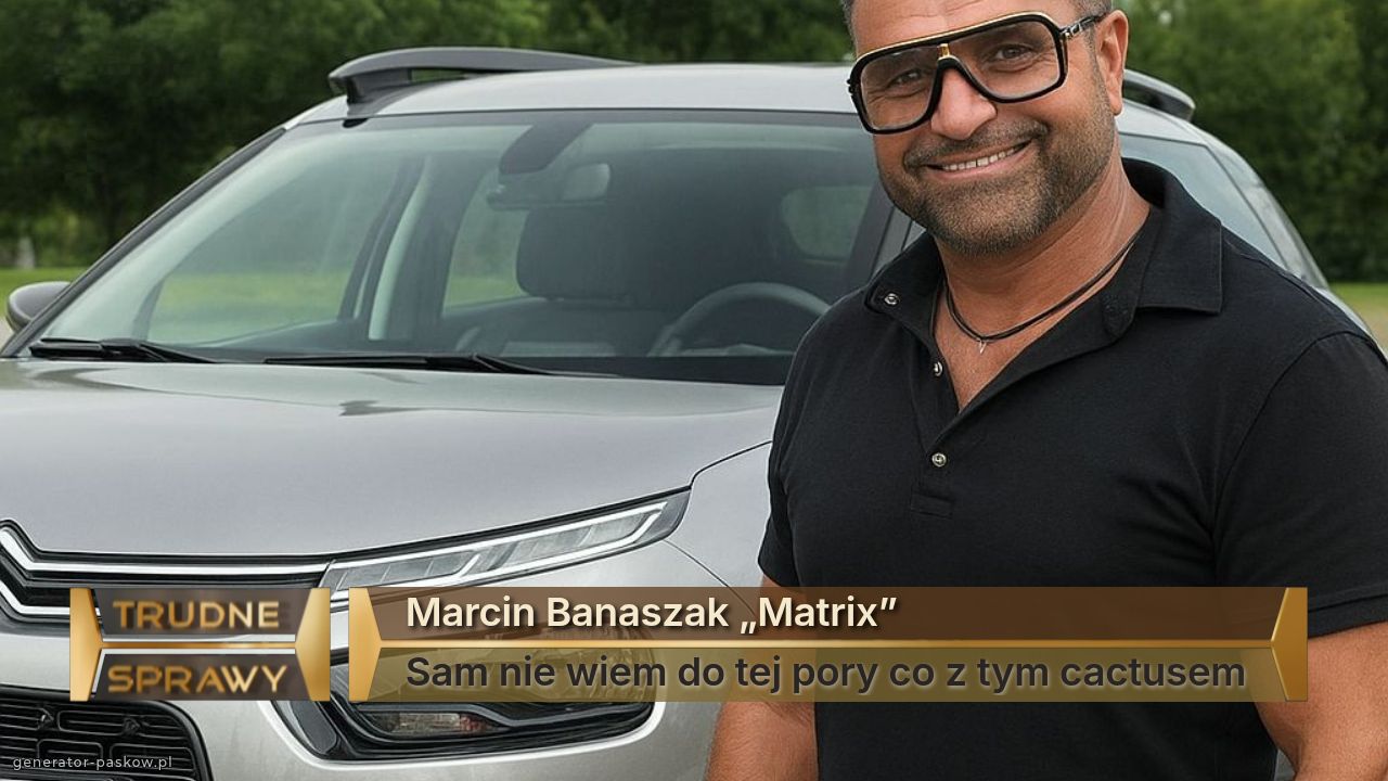 Marcin Banaszak „Matrix”
Sam nie wiem do tej pory co z tym cactusem