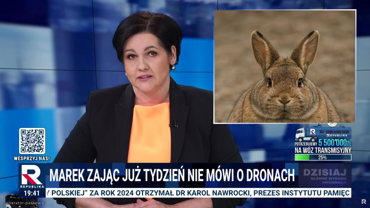 Marek zając już tydzień nie mówi o dronach