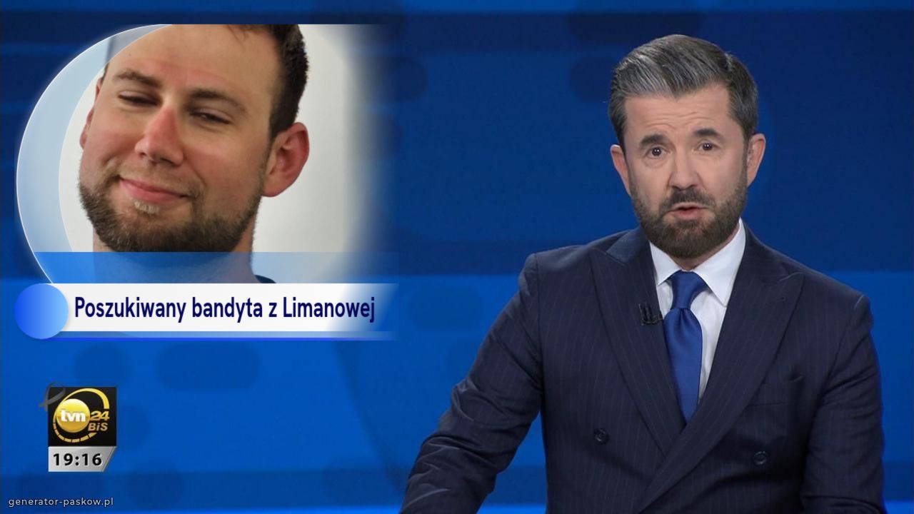Poszukiwany bandyta z Limanowej 