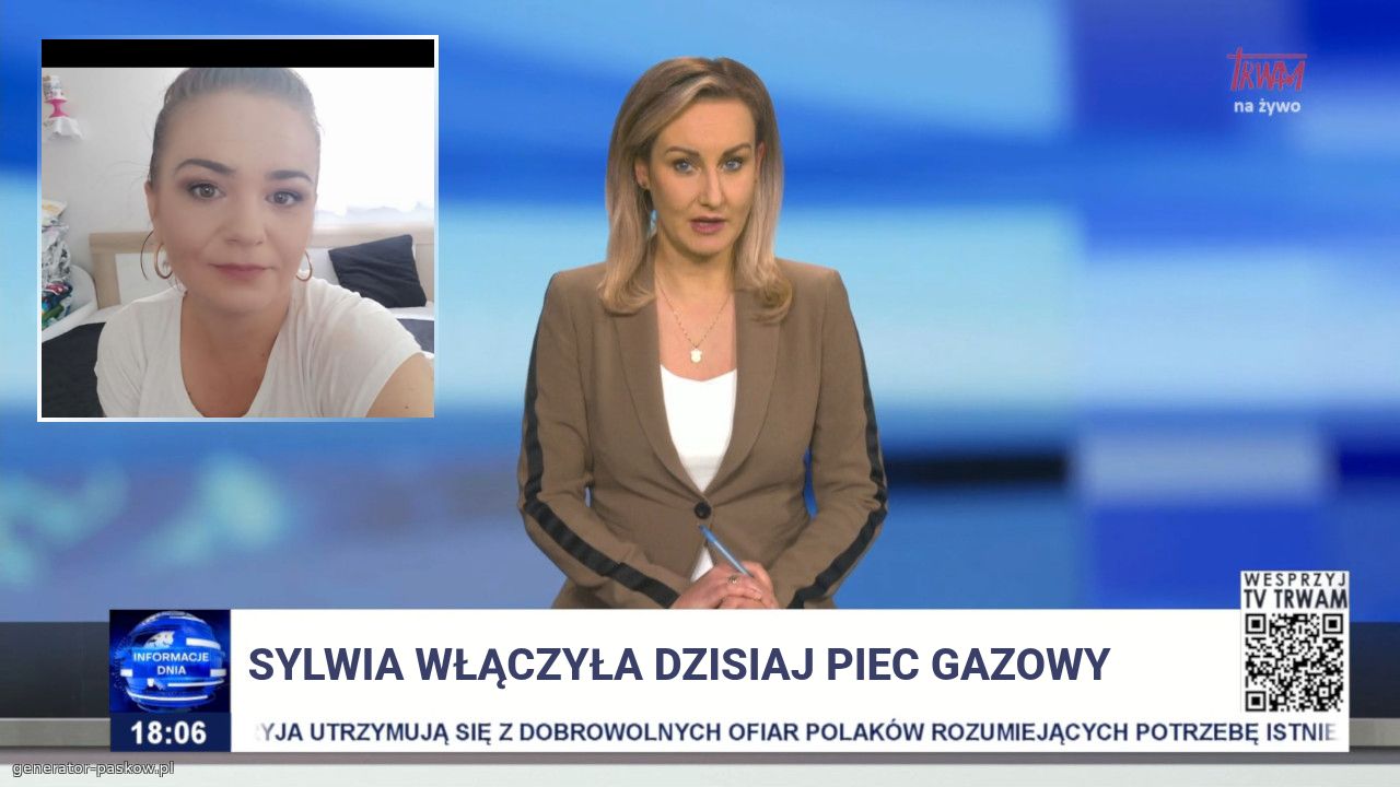Sylwia włączyła dzisiaj piec gazowy
