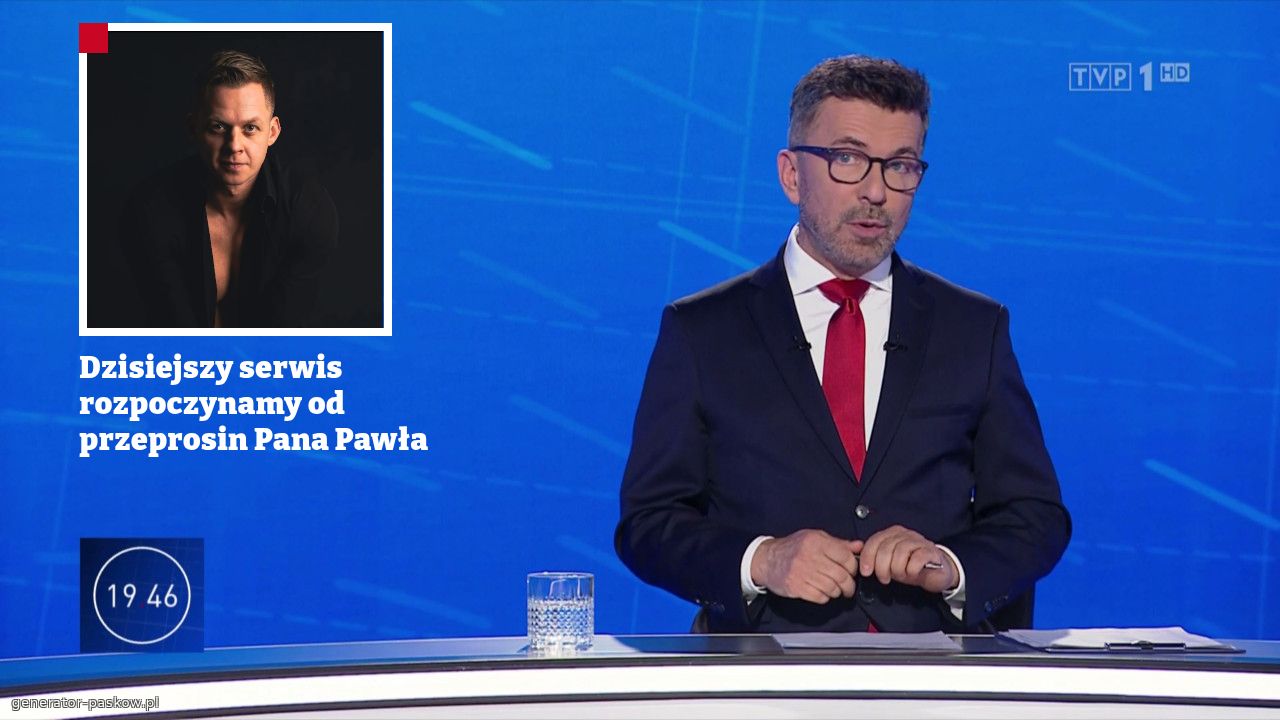 Dzisiejszy serwis rozpoczynamy od przeprosin Pana Pawła