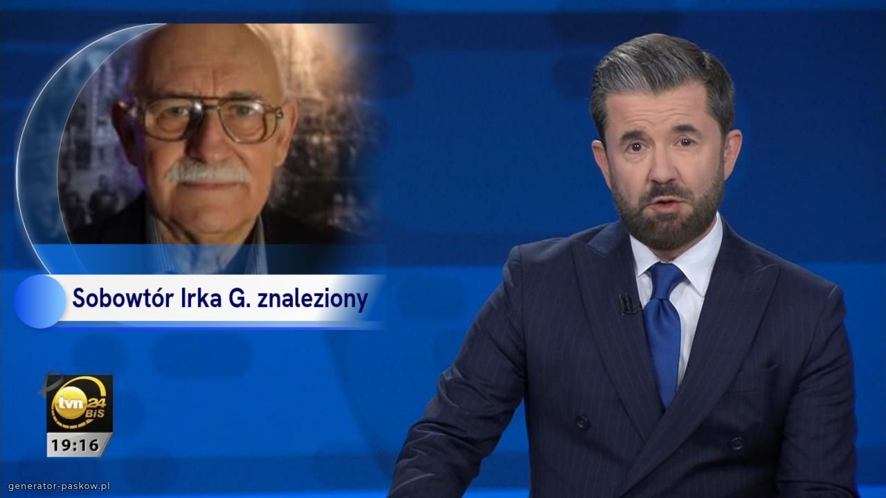 Sobowtór Irka G. znaleziony