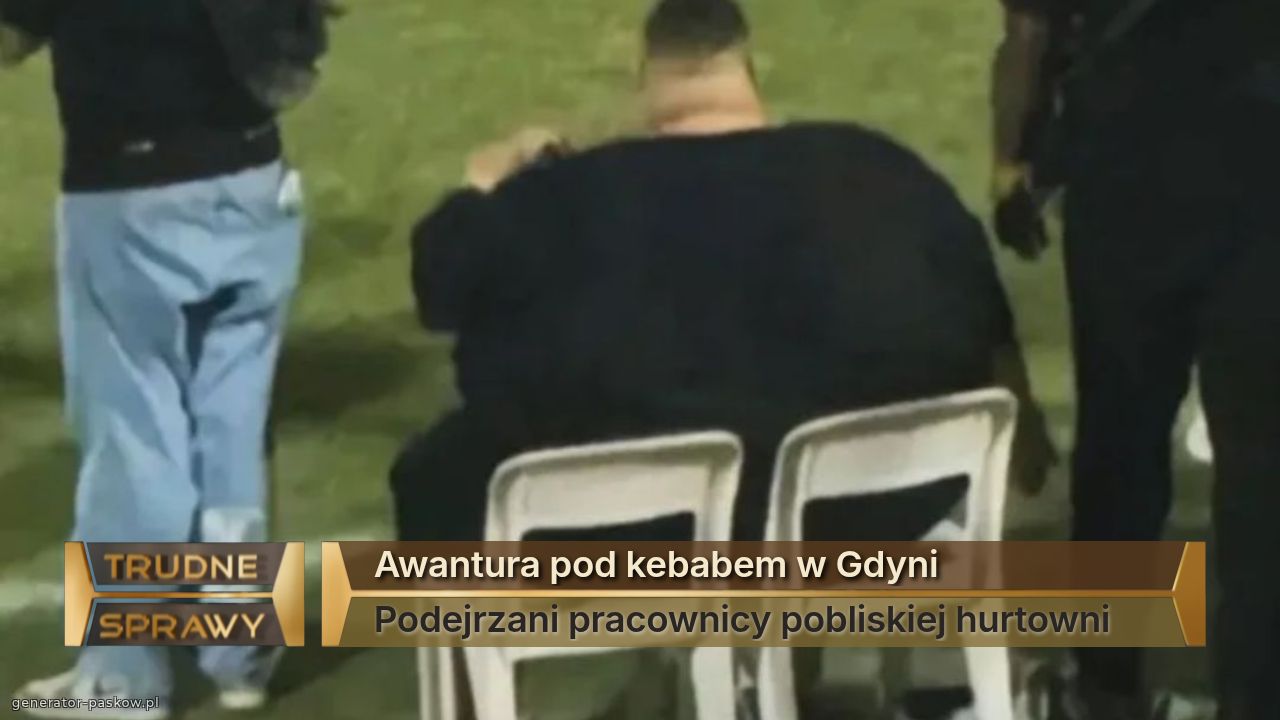 Awantura pod kebabem w Gdyni
Podejrzani pracownicy pobliskiej hurtowni 