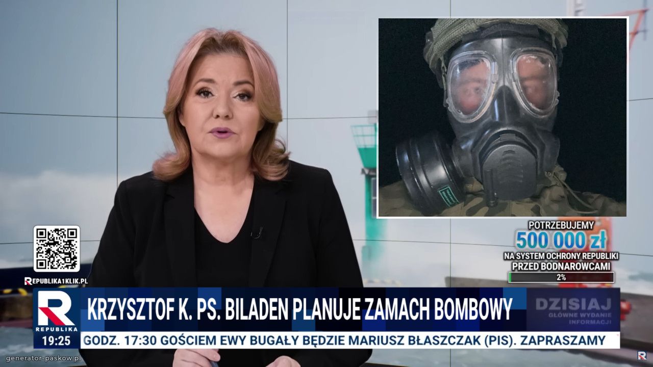 Krzysztof K. Ps. Biladen planuje zamach bombowy  