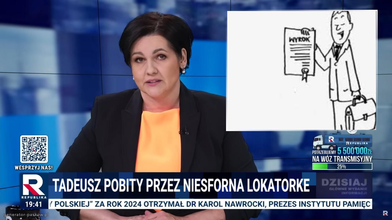 Tadeusz pobity przez niesforna lokatorke 