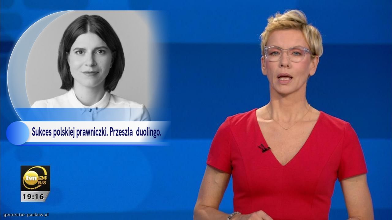 Sukces polskiej prawniczki. Przeszla  duolingo. 