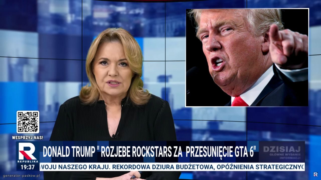 Donald TRump " rozjebe rockstars za  przesunięcie gta 6"