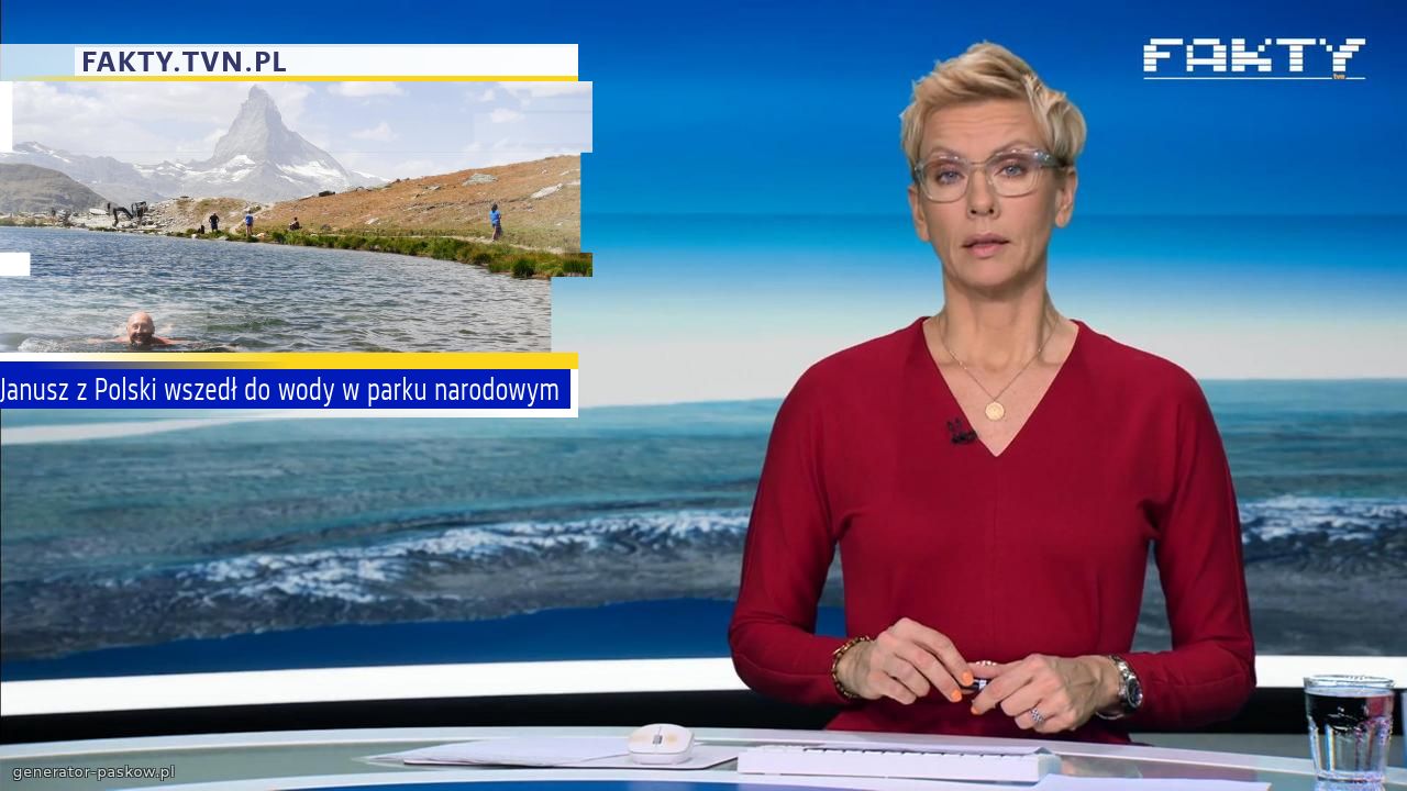 Janusz z Polski wszedł do wody w parku narodowym
