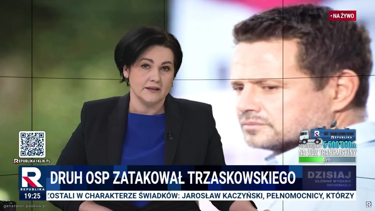 Druh osp zatakował Trzaskowskiego 