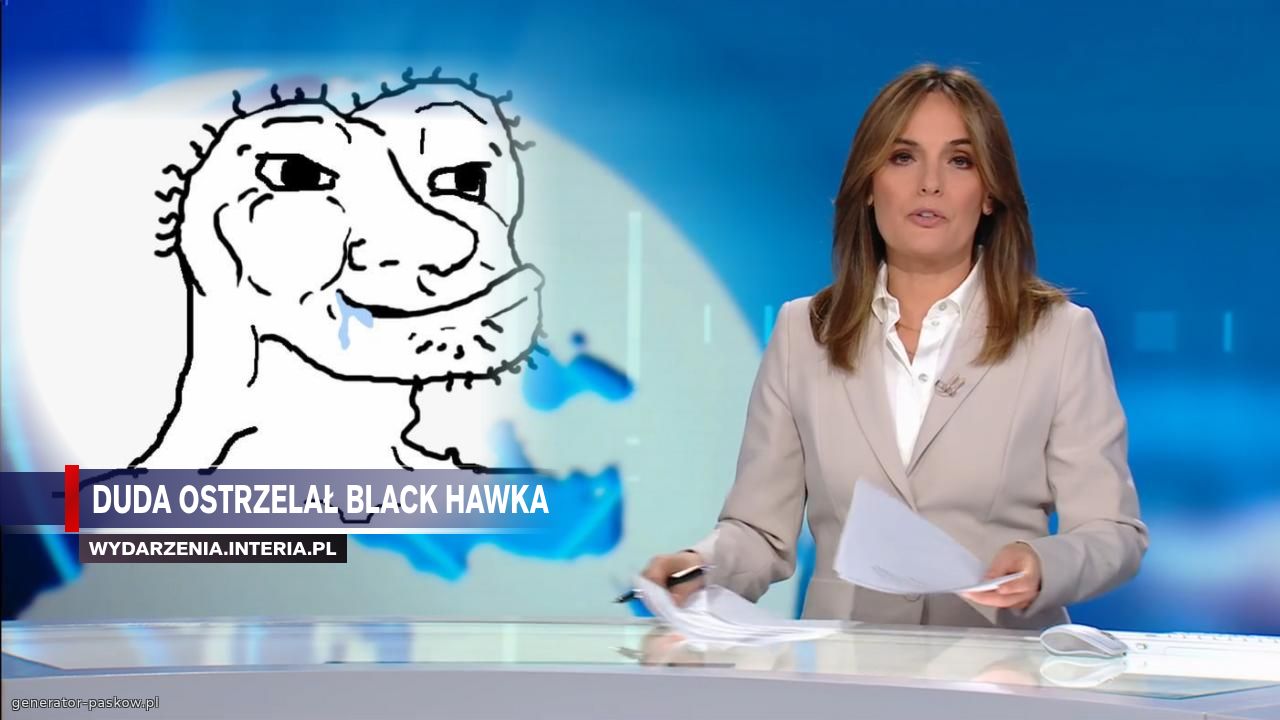 DUDA OSTRZELAŁ BLACK HAWKA