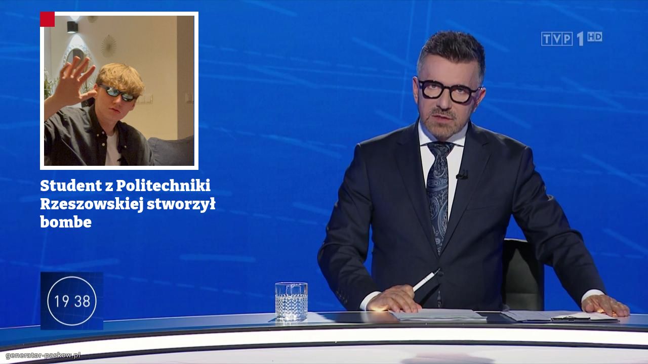 Student z Politechniki Rzeszowskiej stworzył bombe
