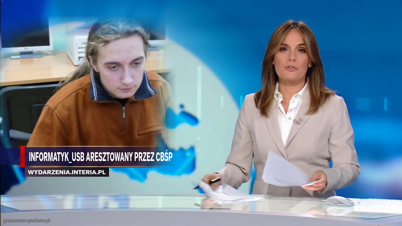 INFORMATYK_USB ARESZTOWANY PRZEZ CBŚP