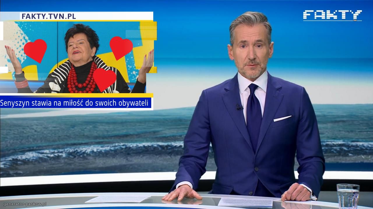 Senyszyn stawia na miłość do swoich obywateli