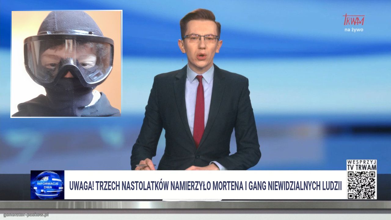 Uwaga! Trzech nastolatków namierzyło mortena i gang niewidzialnych LUDZIi