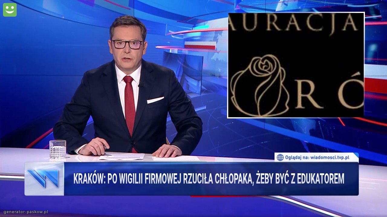 Kraków: po wigilii firmowej rzuciła chłopaka, żeby być z eduKatorem