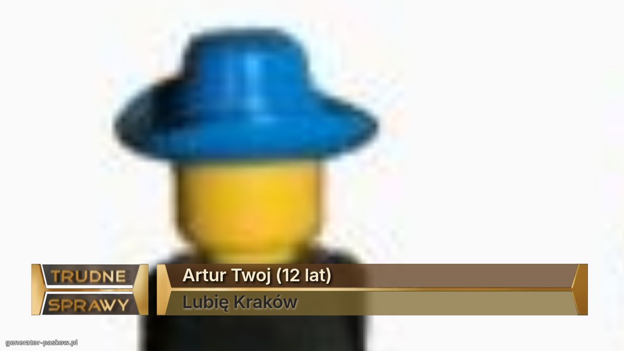 Artur Twoj (12 lat)
Lubię Kraków