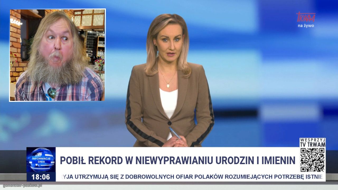 POBIŁ REKORD W NIEWYPRAWIANIU URODZIN I IMIENIN