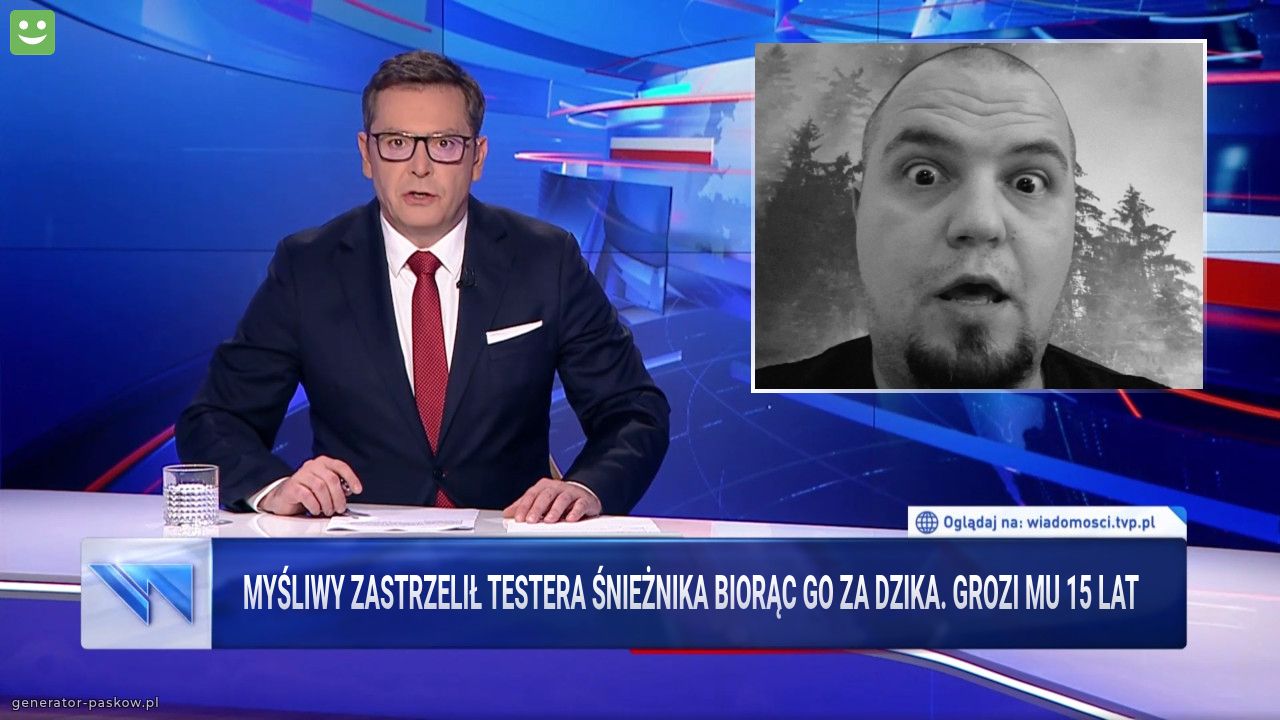 Myśliwy zastrzelił testera śnieżnika biorąc go za dzika. Grozi mu 15 lat