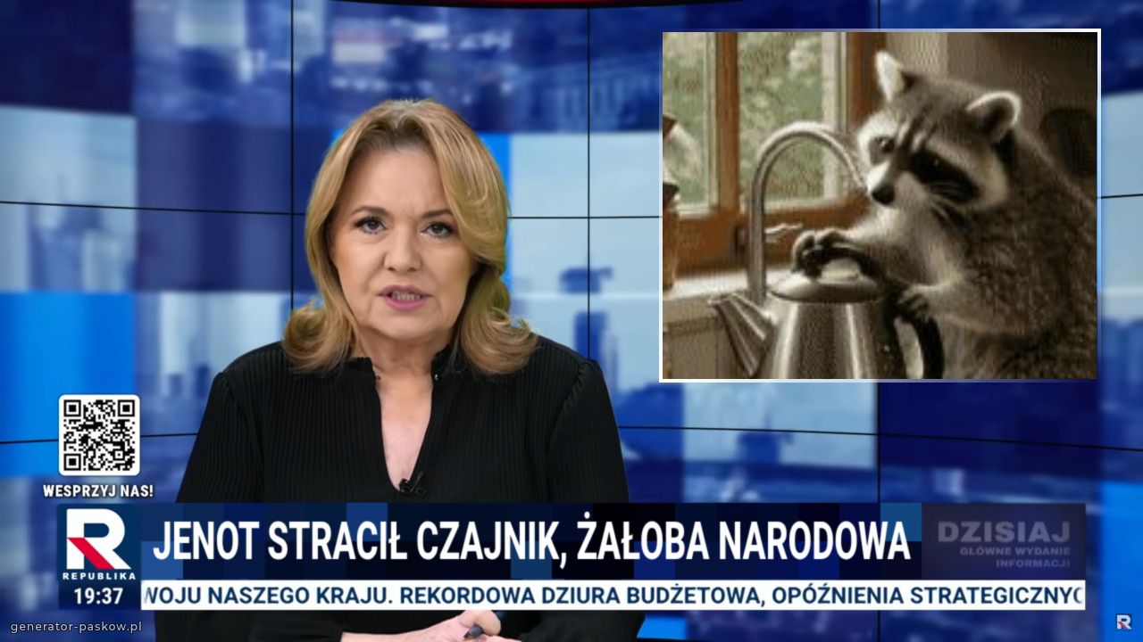 Jenot stracił czajnik, żałoba narodowa