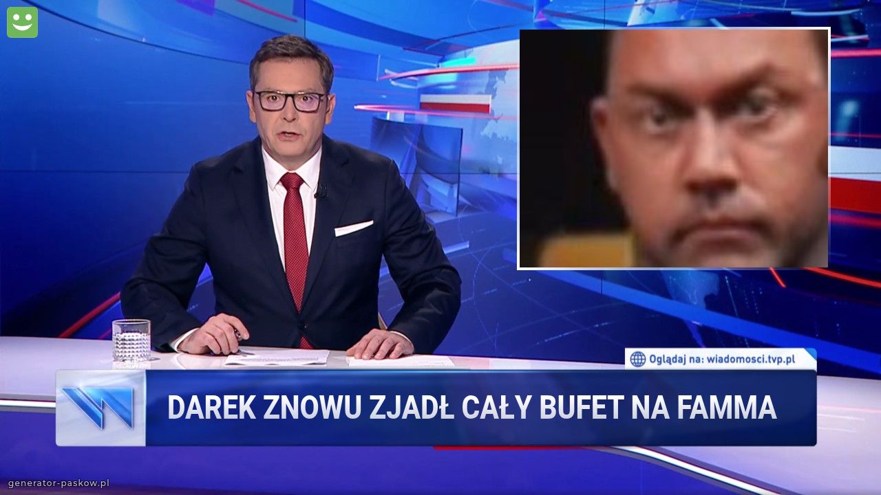 Darek znowu zjadł cały bufet na Famma 