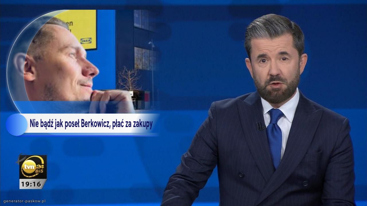 Nie bądź jak poseł Berkowicz, płać za zakupy