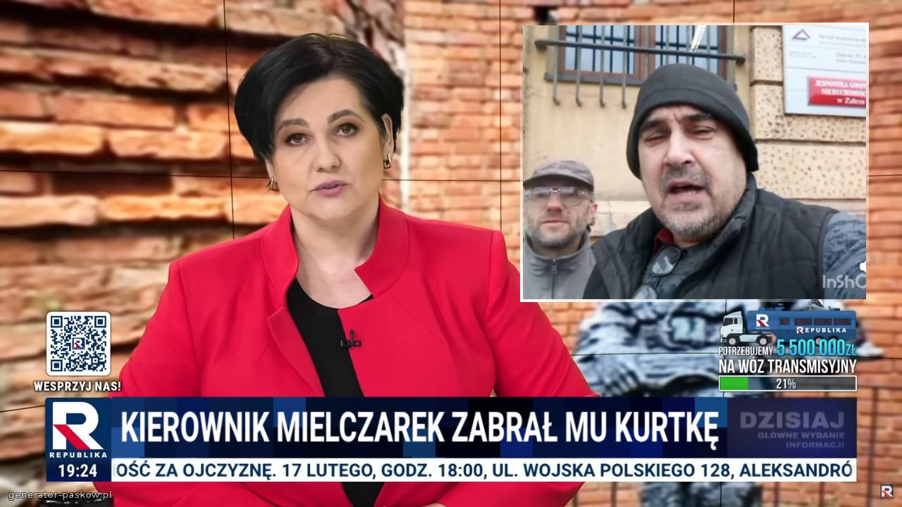 Kierownik Mielczarek zabrał mu kurtkę