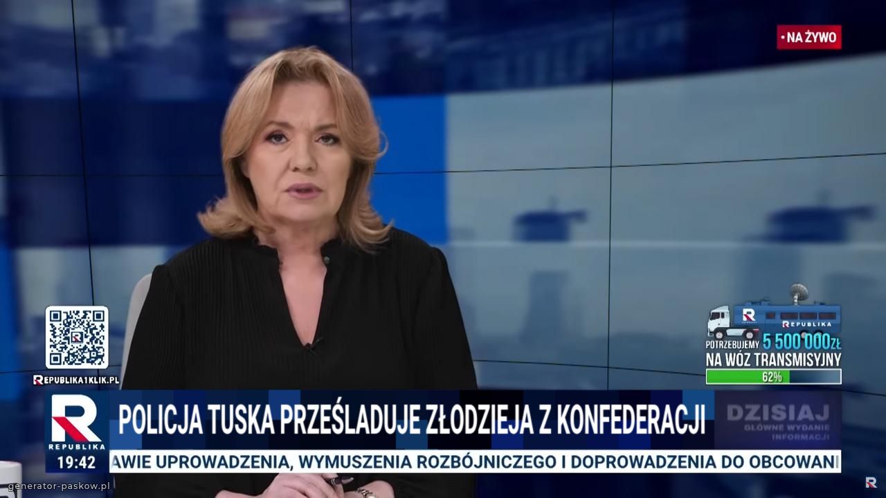 policja tuska prześladuje złodzieja z konfederacji