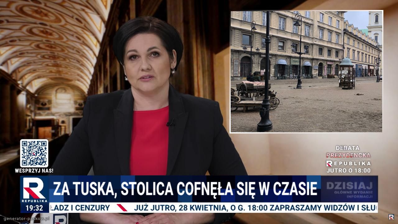 za tuska, stolica cofnęła się w czasie