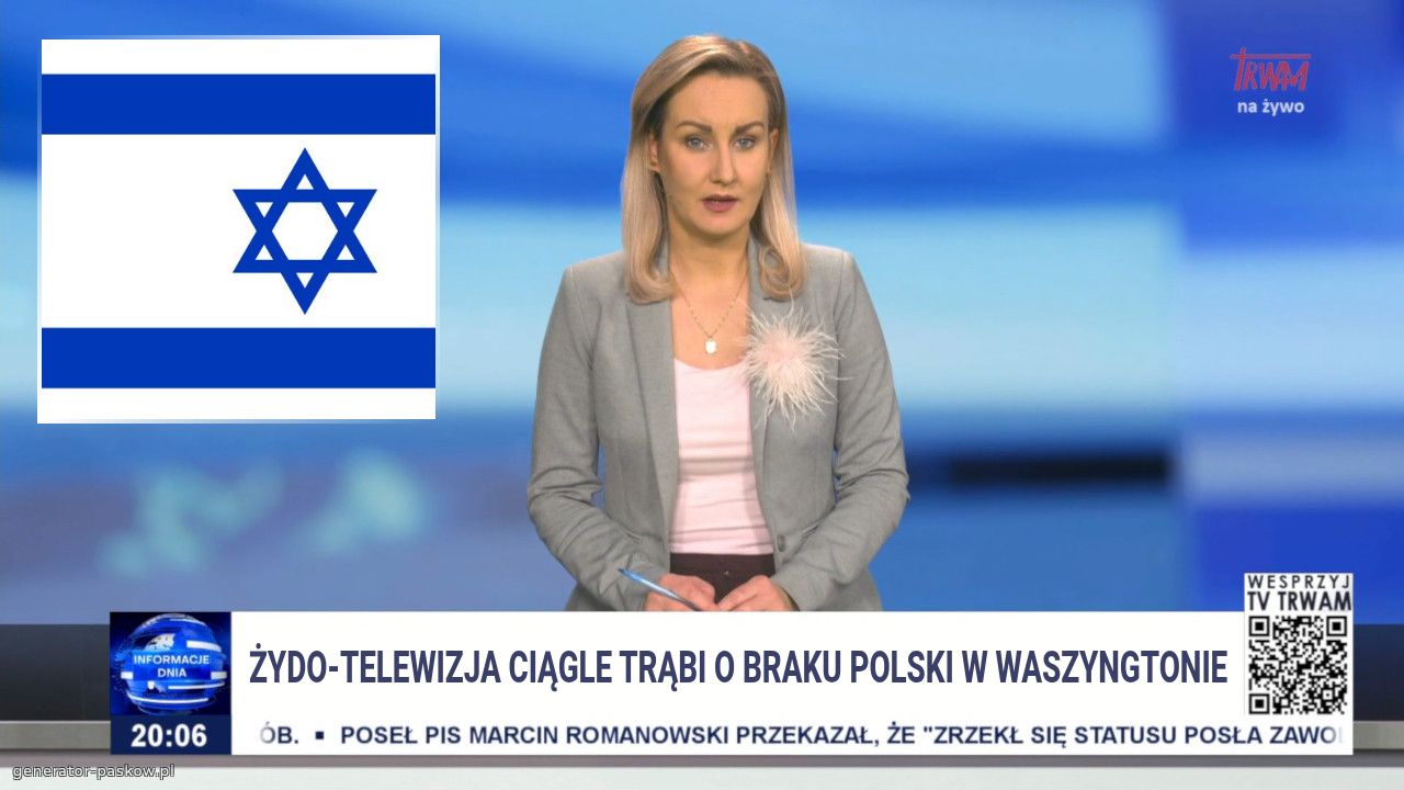 ŻYDO-TELEWIZJA CIĄGLE TRĄBI O BRAKU POLSKI W WASZYNGTONIE