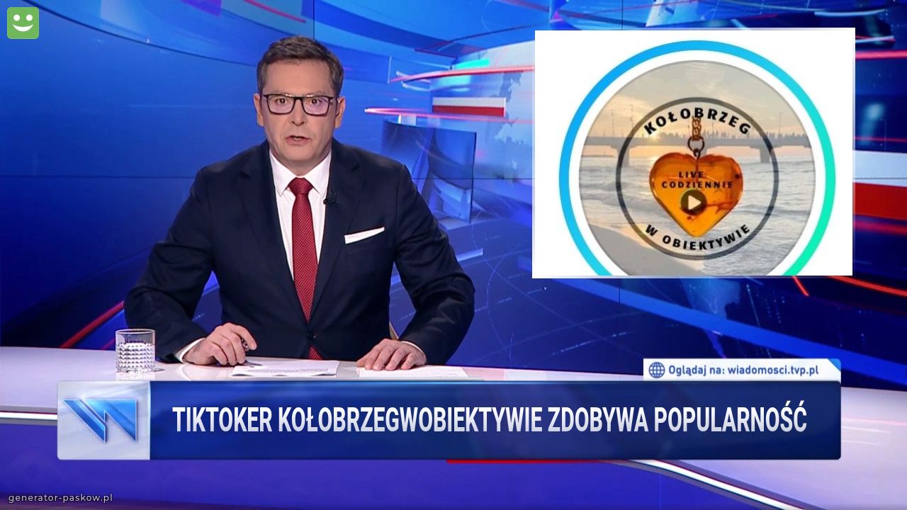 Tiktoker kołobrzegwobiektywie zdobywa popularność
